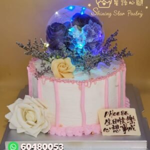 A77 - 水晶球真花造型系列