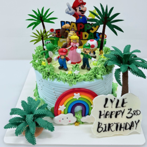 Mario’s Forest Journey Cake Design