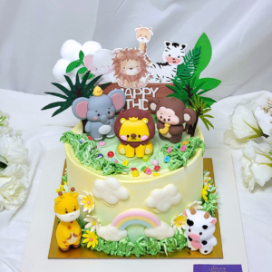 Party Animals Cake Design