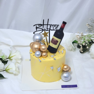 Red Wine Cake Design