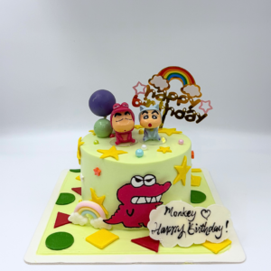 Pajama Party Shin-chan Figure Cake Design
