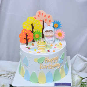 Baby Bunny Cake Design