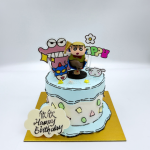 Detective Shin-chan Figure Cake Design
