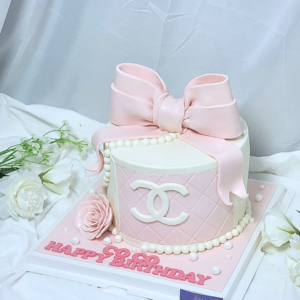 3D Chanel Handbag Cake Design