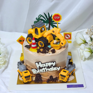 Construction Vehicle Cake Design