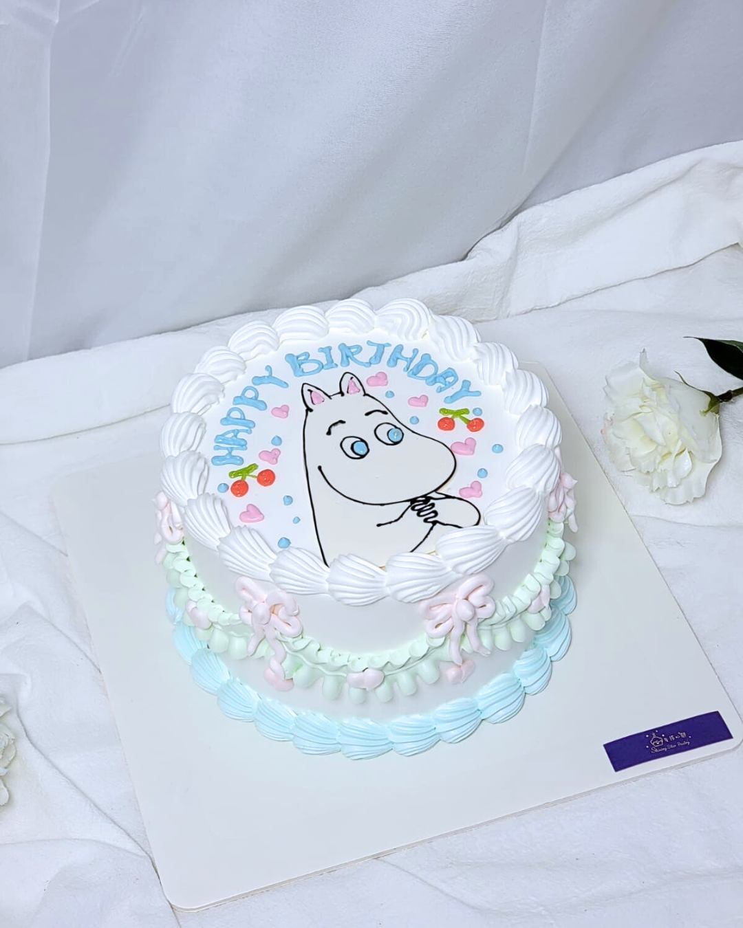 Moomin Chocolate Art Cake Design