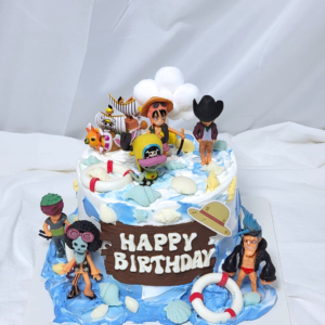 One Piece-Themed Cake Design