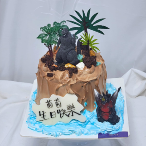 Godzilla Cake Design