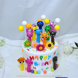 Pastel Music Note Cake Design