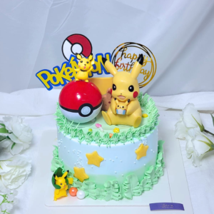 Pikachu Power Cake Design