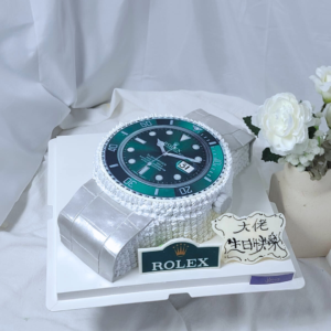 2D Rolex Sugar Printing Cake Design