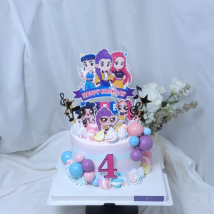 Kpop Demon Hunters Cake Design