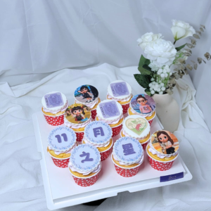 Sugar Prining CupCake Design