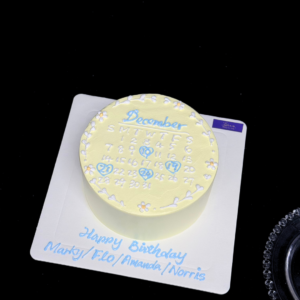 Calander Cake Design