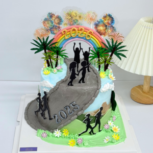 Welcome 2026 Cake Design