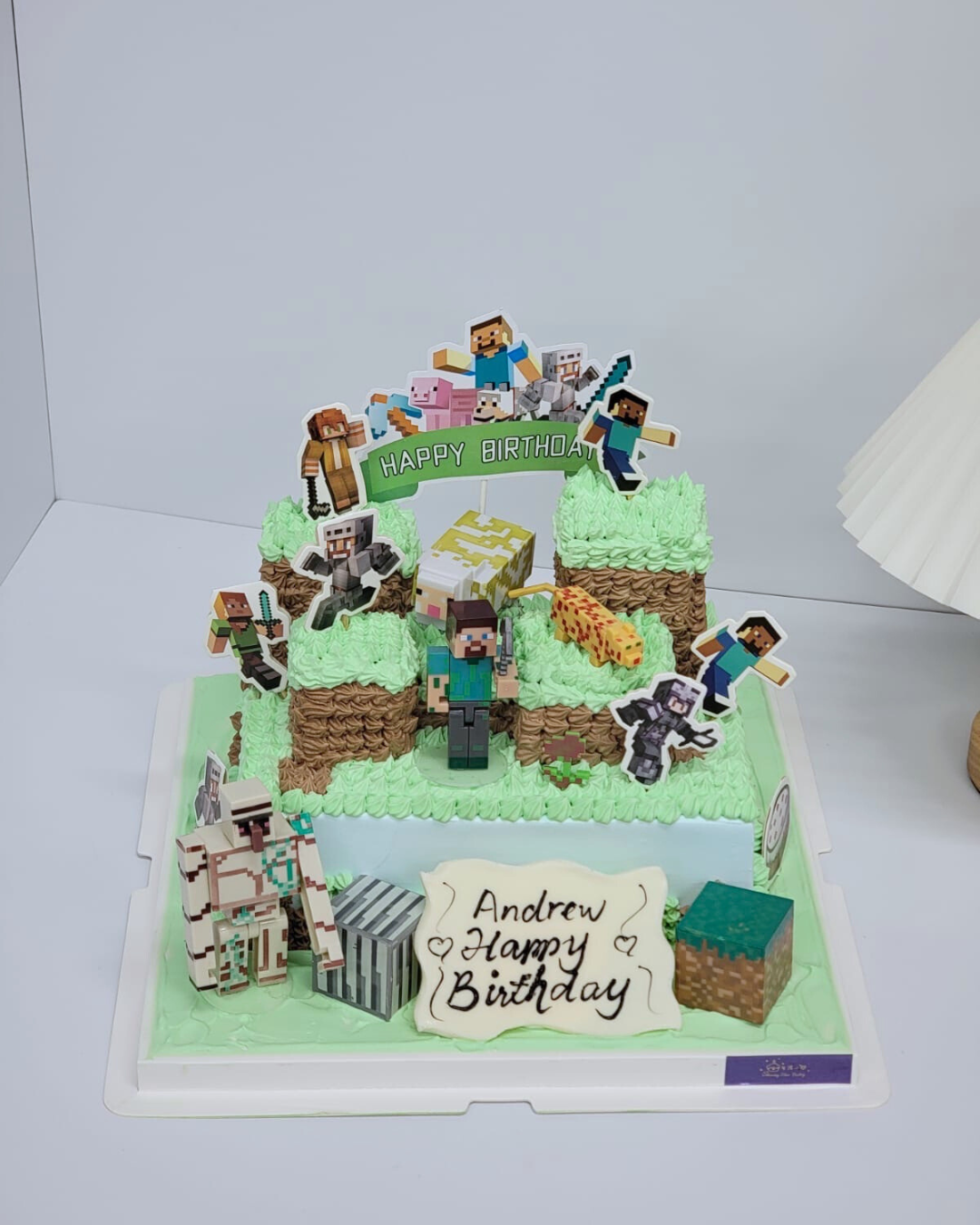 Minecraft Cake Design